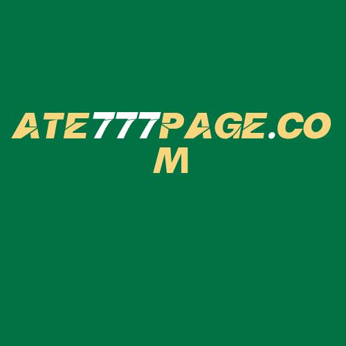 Logo da ATE777PAGE